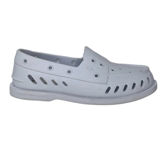 Sperry Top-Sider Shoes Women's 7 White Authentic Original Float Boat Non-Marking - Picture 10 of 13